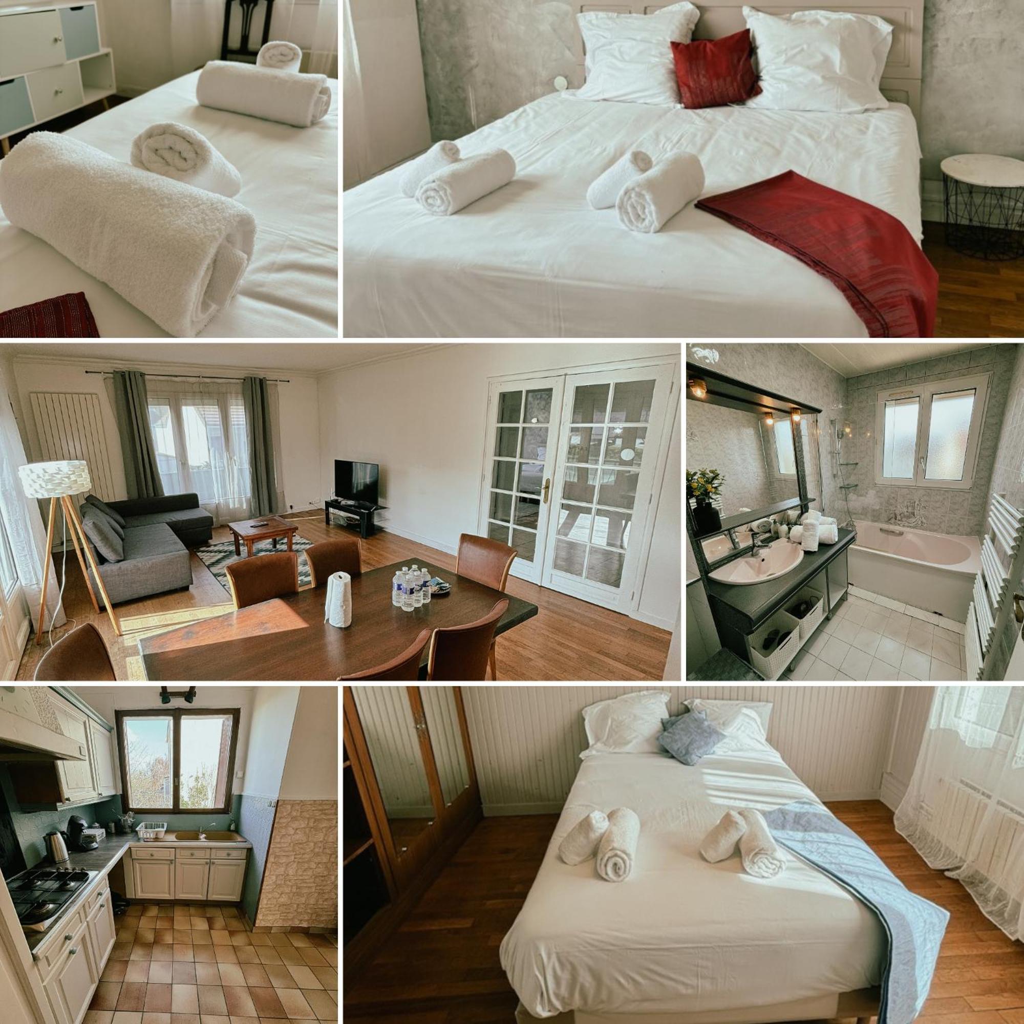 Duplex Avec Jardin - Proche Paris - Disneyland - Rer - Нуази-ле-Гран Экстерьер фото